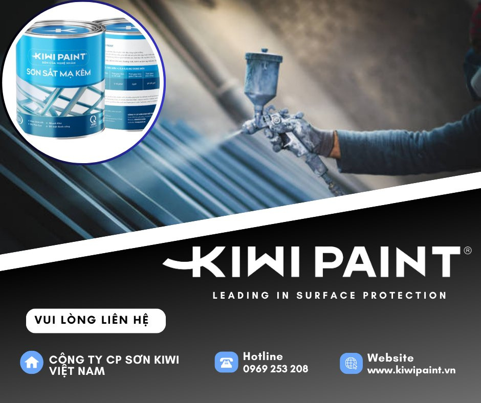 Sơn sắt mạ kẽm Kiwi Paint