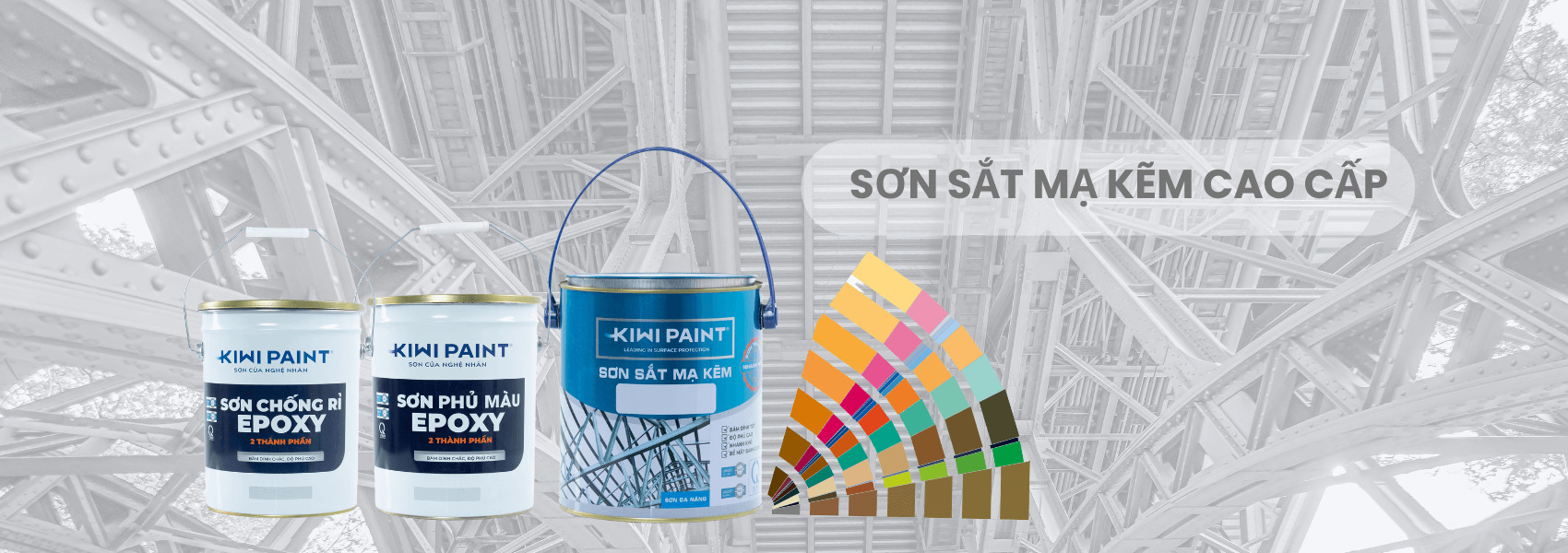 Kiwi Paint - Địa chỉ cung cấp sơn sắt uy tín, chất lượng