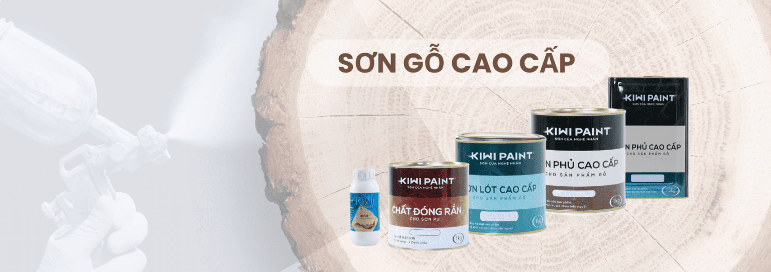 Sơn gỗ an toàn đến từ thương hiệu Kiwi Paint