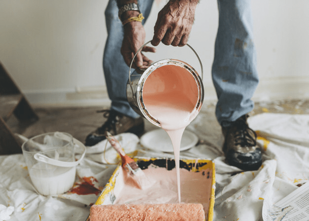 Pha sơn Acrylic đúng tỷ lệ