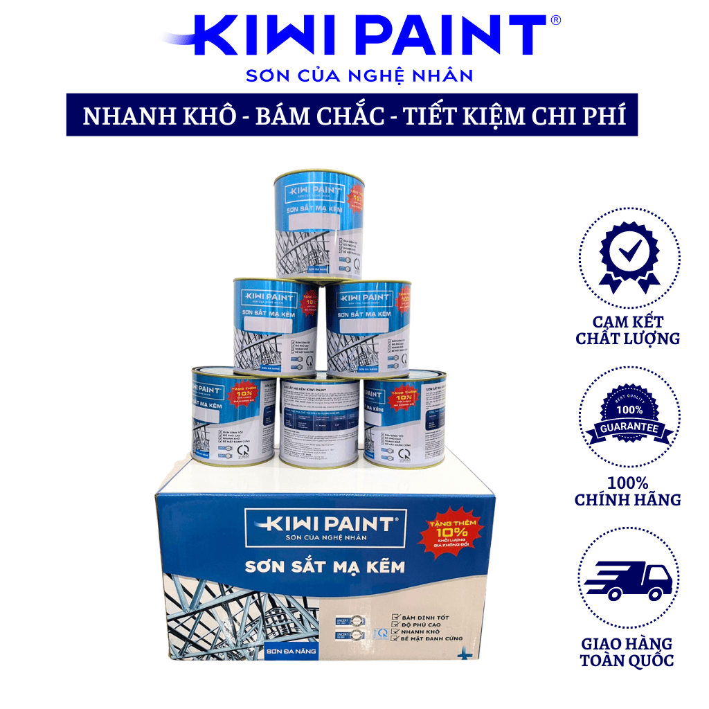 Sơn sắt mạ kẽm Kiwi Paint