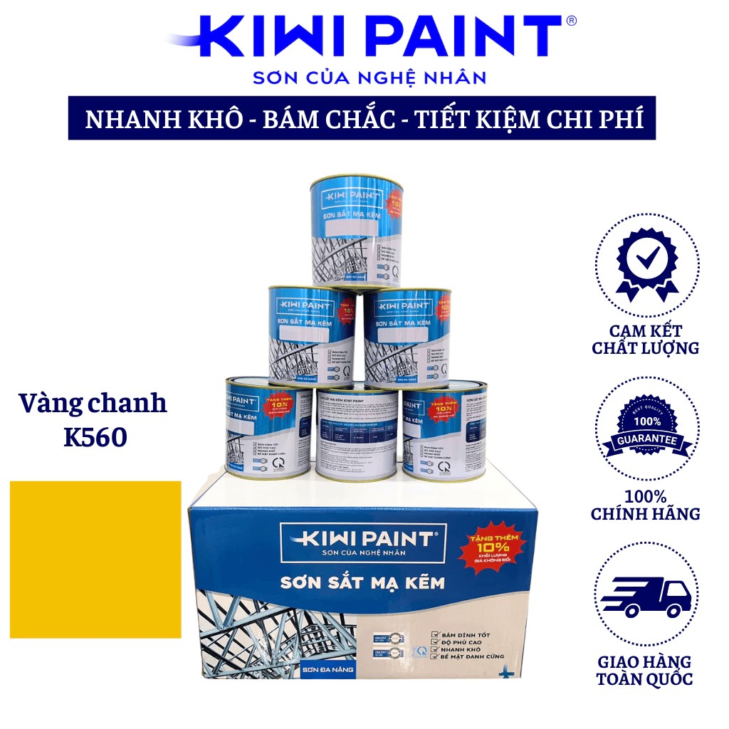 Sơn vàng chanh K560