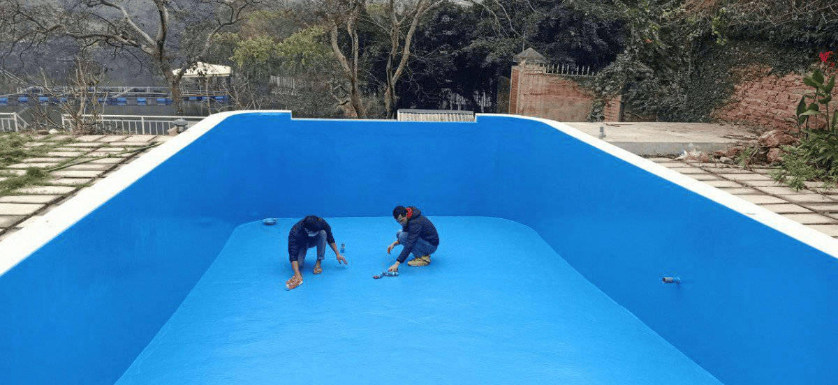 Quy trình thi công sơn chống thấm bể bơi đạt chuẩn