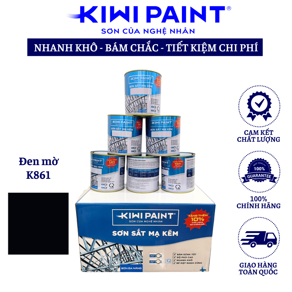 Sơn sắt mạ kẽm Kiwi Paint