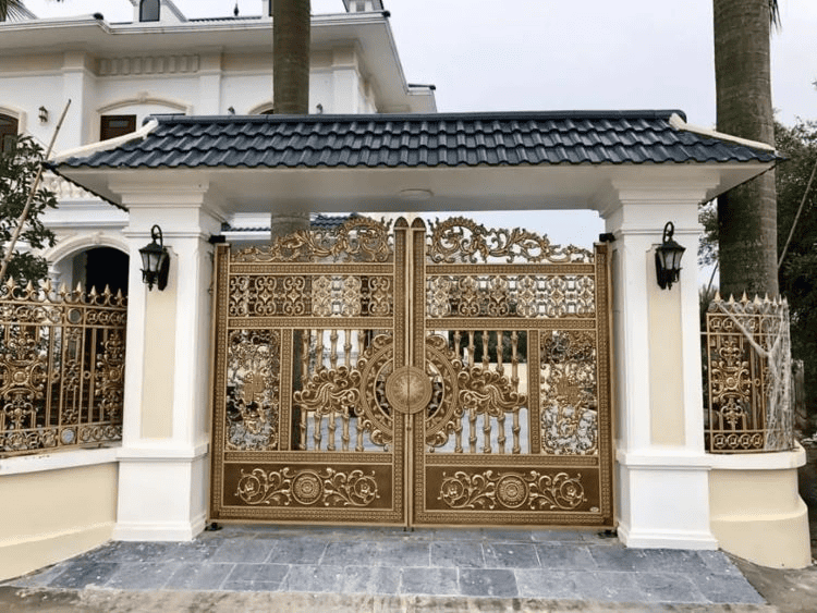 Sơn sắt nhũ đồng ứng dụng trong trang trí ngoại thất
